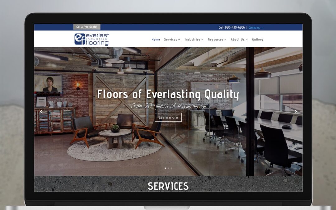 Everlast Industrial Flooring Web Design