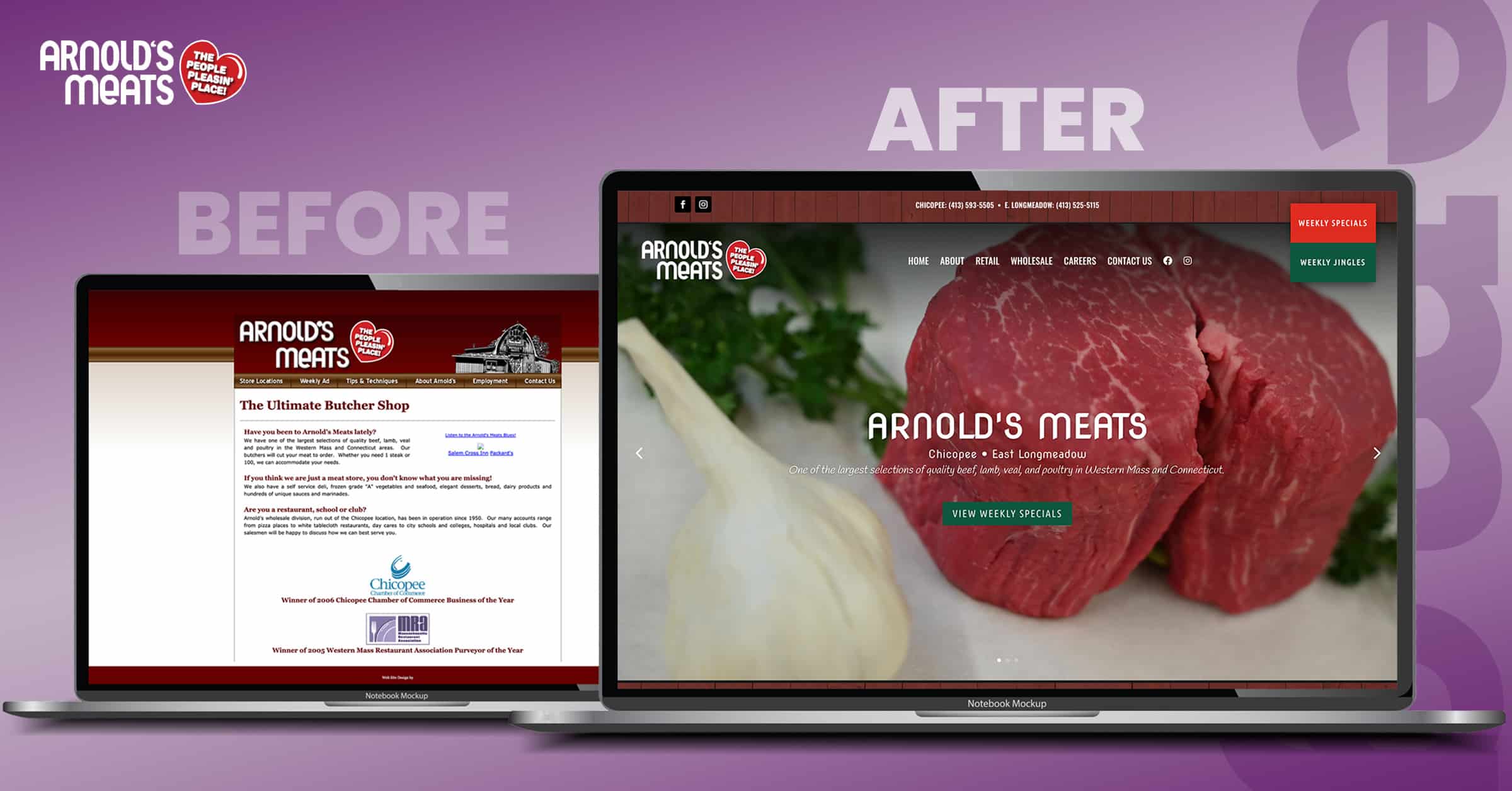Arnold’s Meats New Website