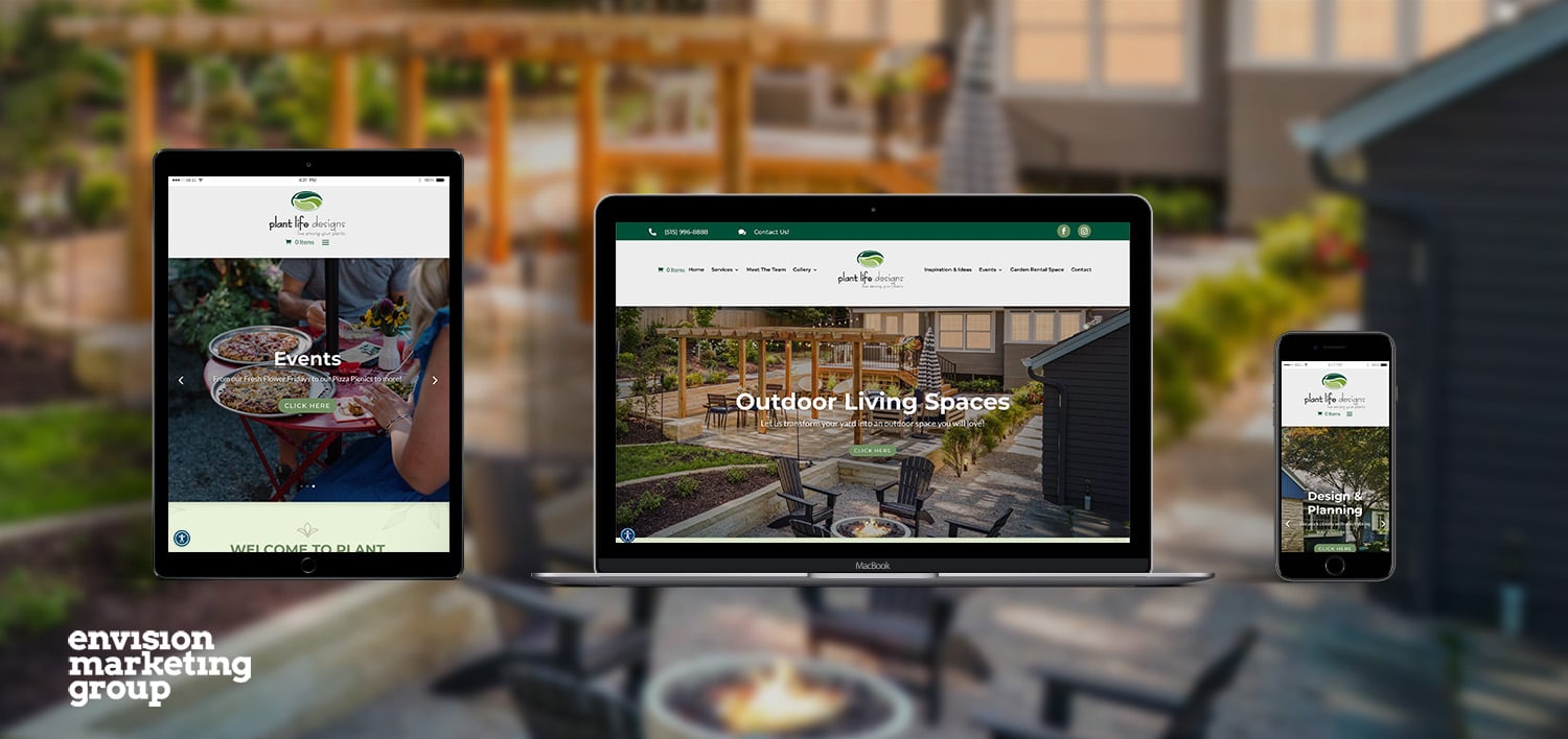 Plant Life Designs Web Design